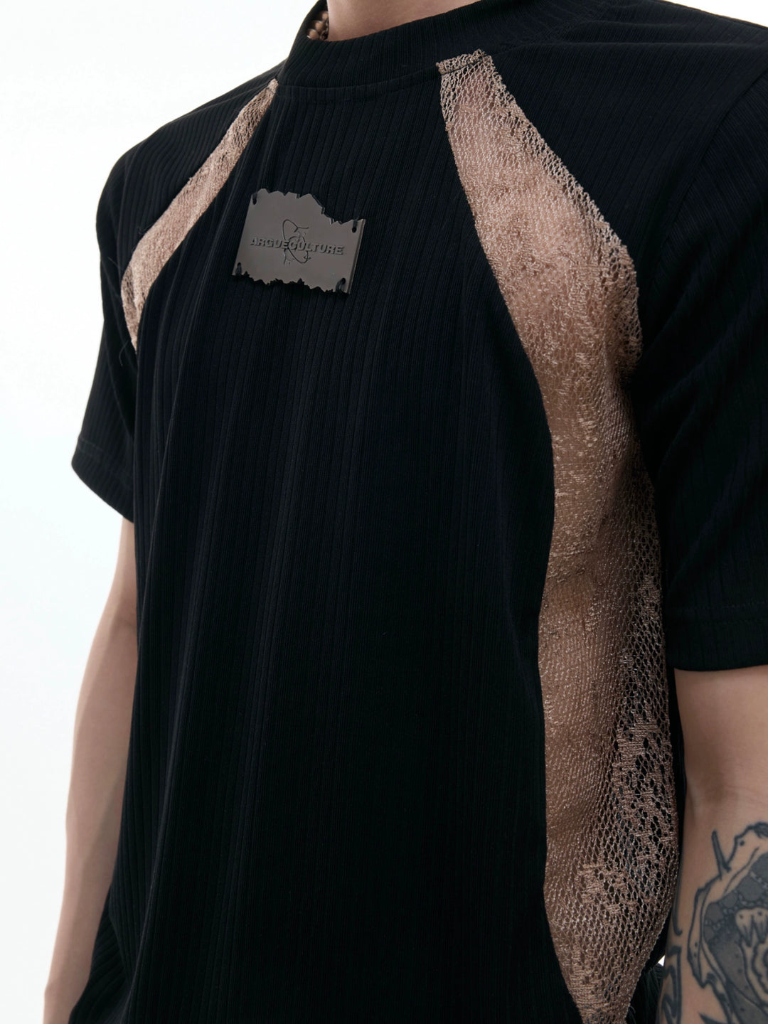 Slim Fit Contrast Pullover