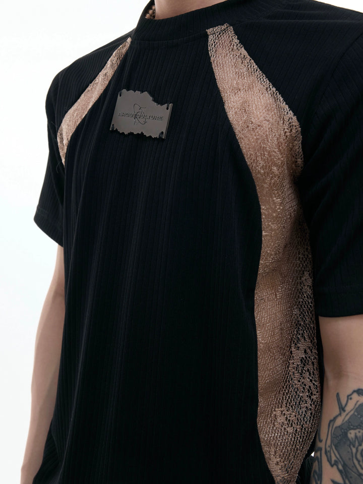 Slim Fit Contrast Pullover