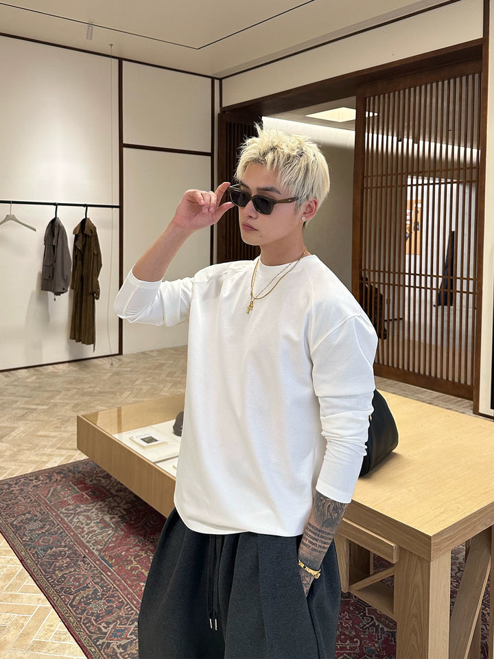 Structured Shoulder Bottoming Shirt