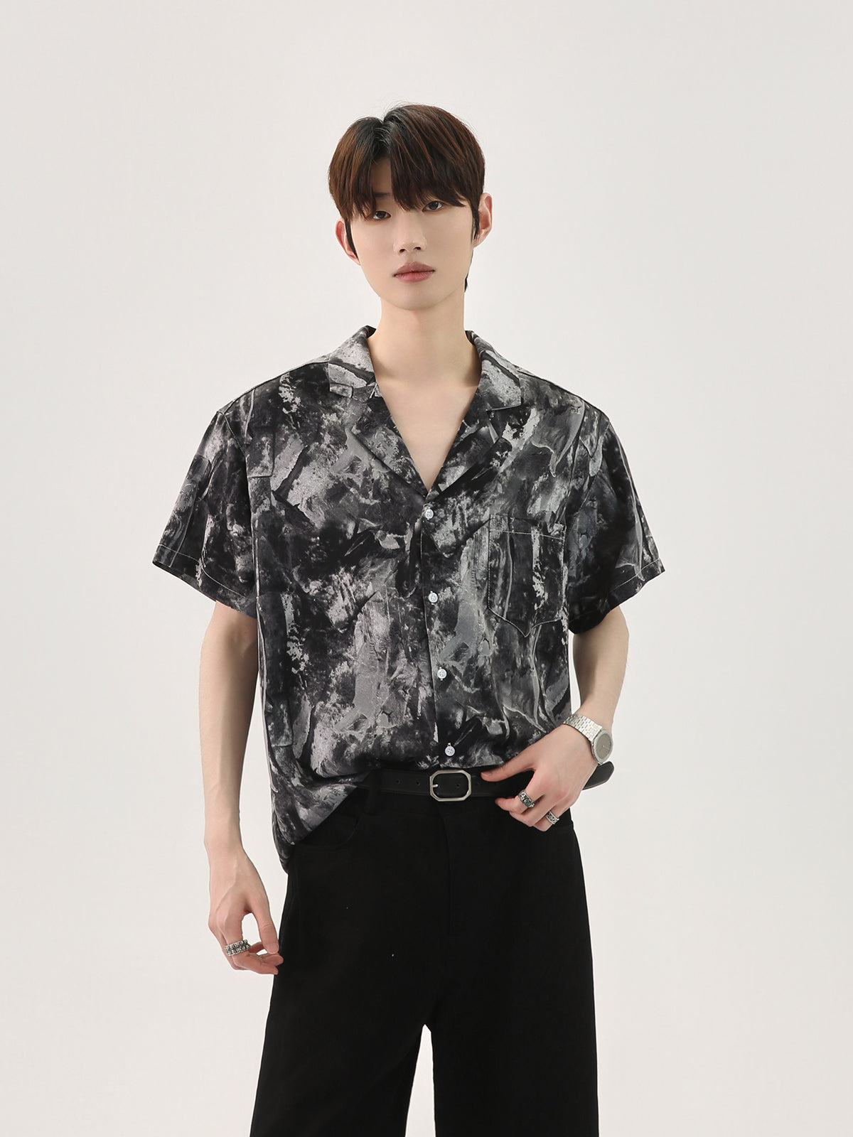 قميص فضفاض كاجوال بتصميم تيدي 