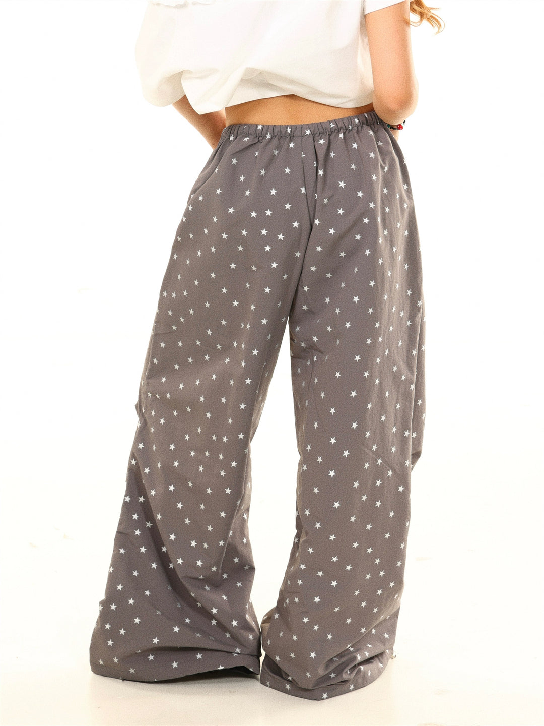 Loose Fit Star Print Casual Pants