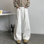 Wide Leg Straight Jeans