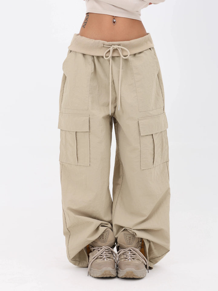 Loose Quick-Dry Cargo Paratrooper Pants