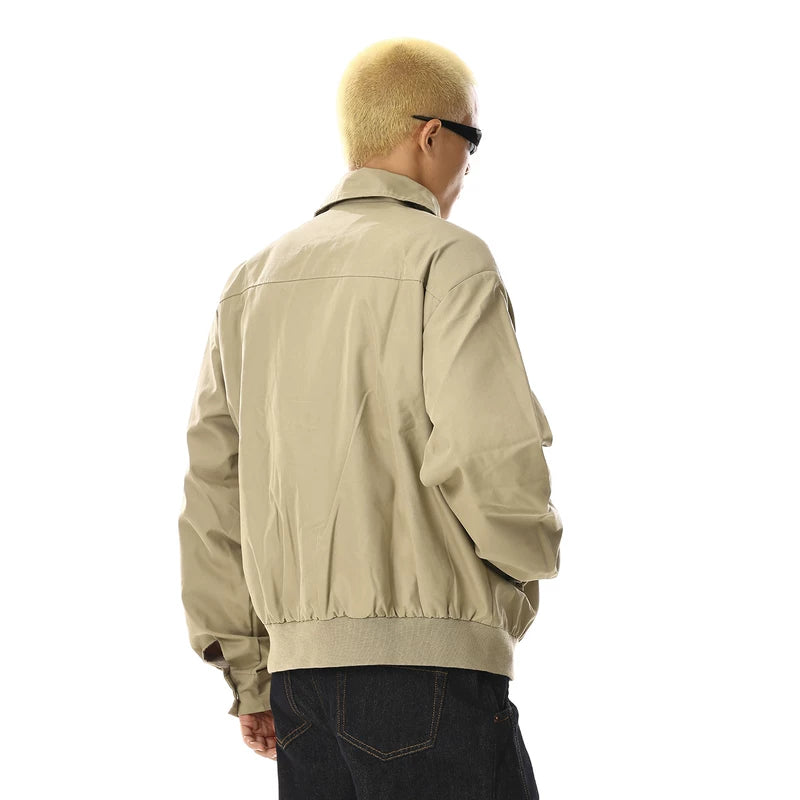 Veste bomber rétro coupe ample vêtement d'extérieur 
