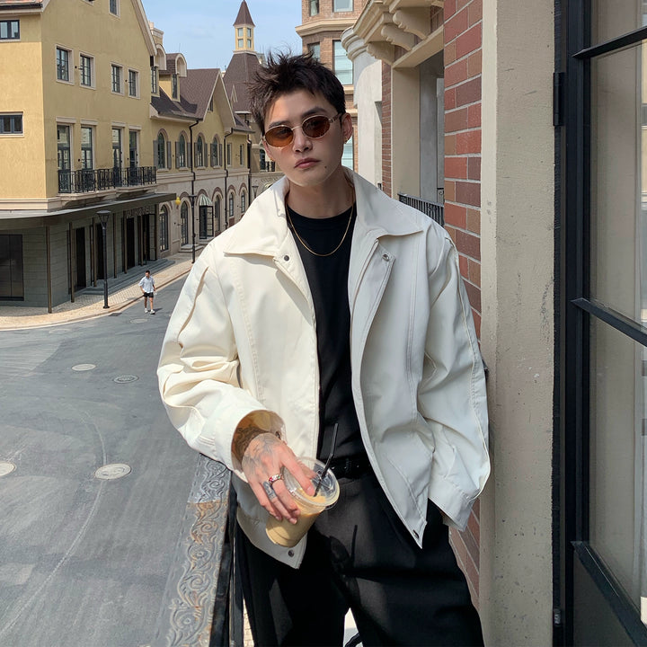 Structured Silhouette Commuter Jacket