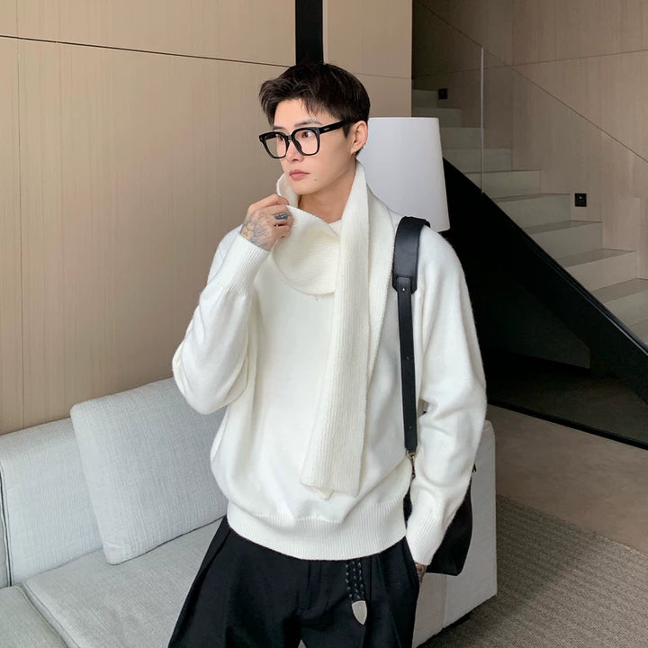 Gebreide Trui met Sjaalkraag 