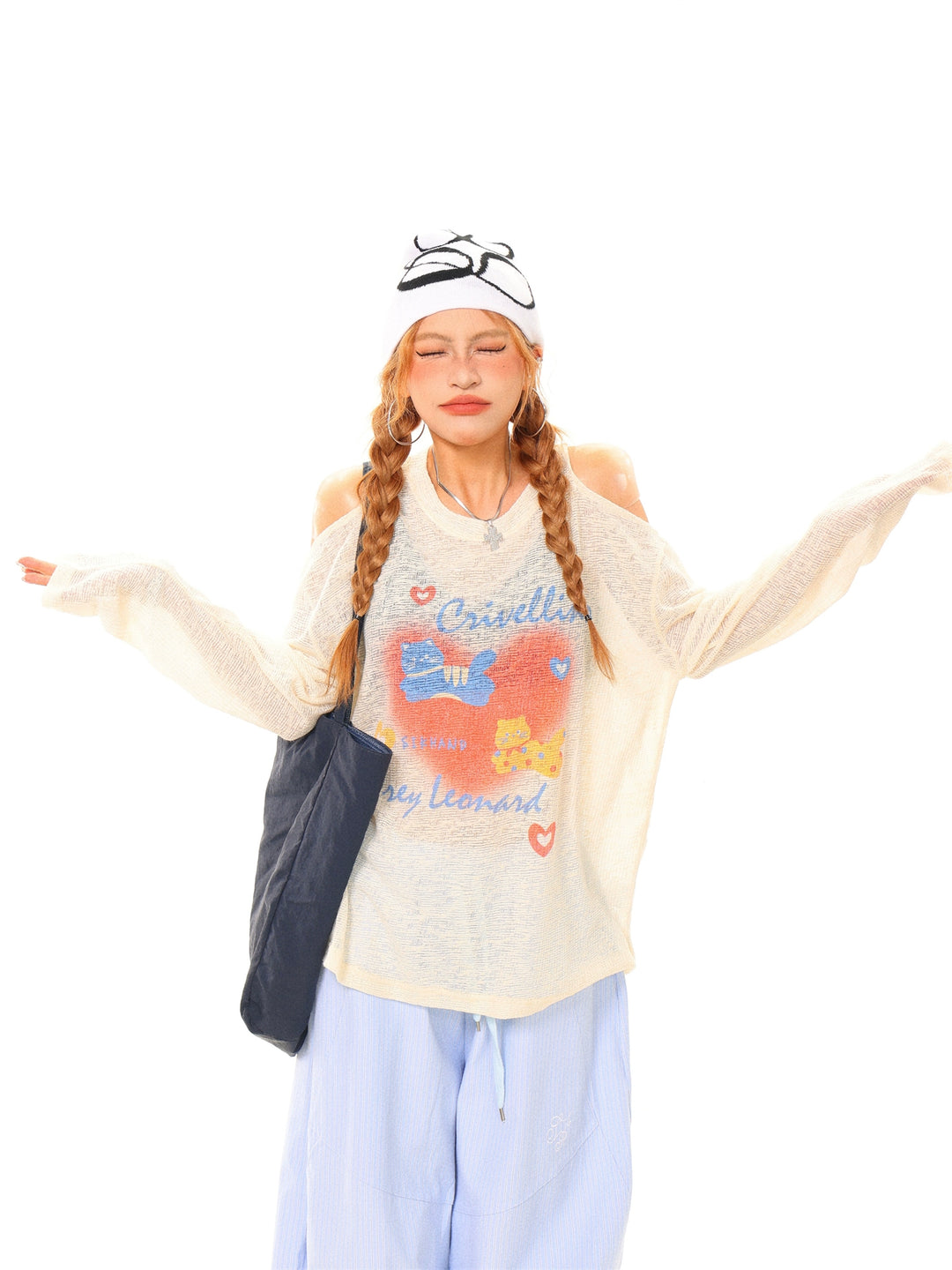 Lightweight Long Sleeve Drop Shoulder Pullover