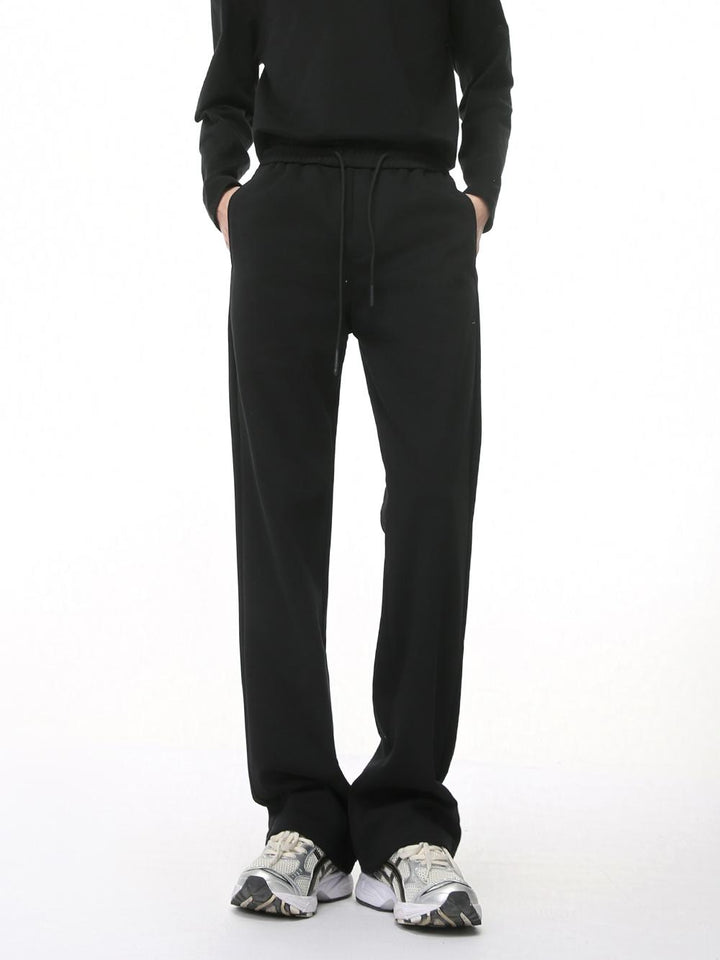 Elastic Waist Straight Casual Sports Pants