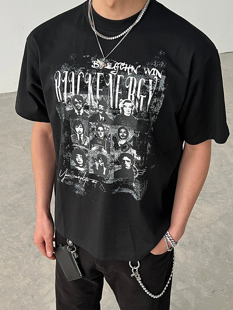 Graphic Short-Sleeve Casual T-Shirt