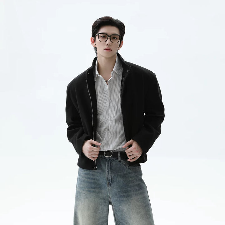 Striped Waist Gather Shirt