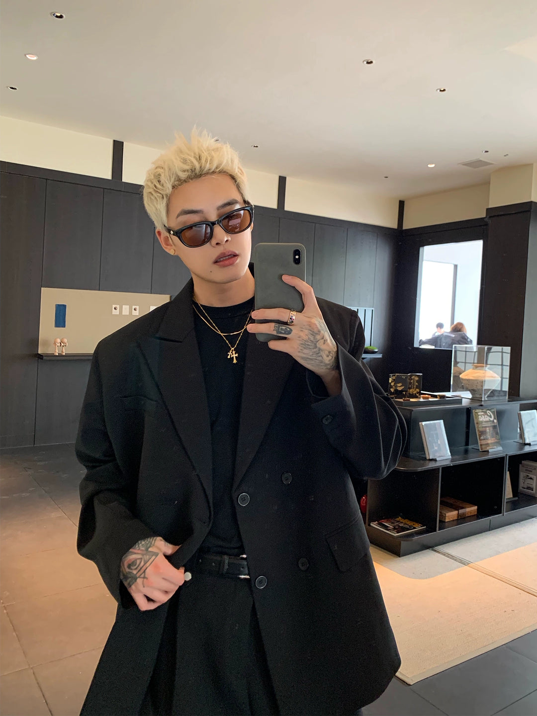 Double-Breasted Jacket and Pants