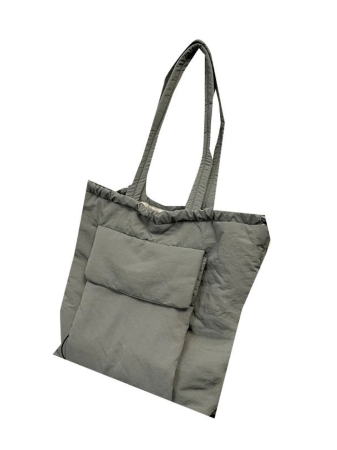 Grey Large Capacity Tote Bag