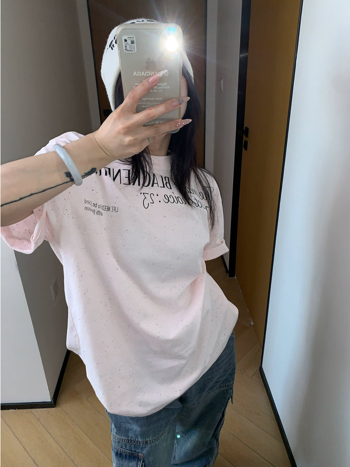 Loose Printed Short Sleeve T-Shirt