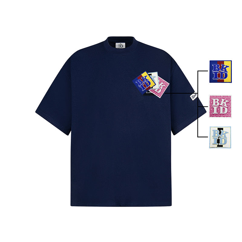 ベルクロパッチ ルーズフィット 半袖Tシャツ 