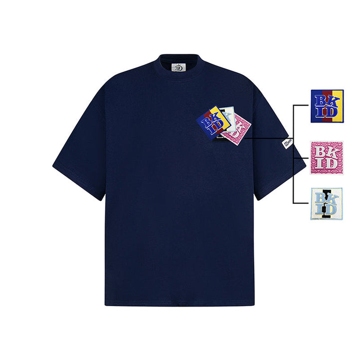 ベルクロパッチ ルーズフィット 半袖Tシャツ 