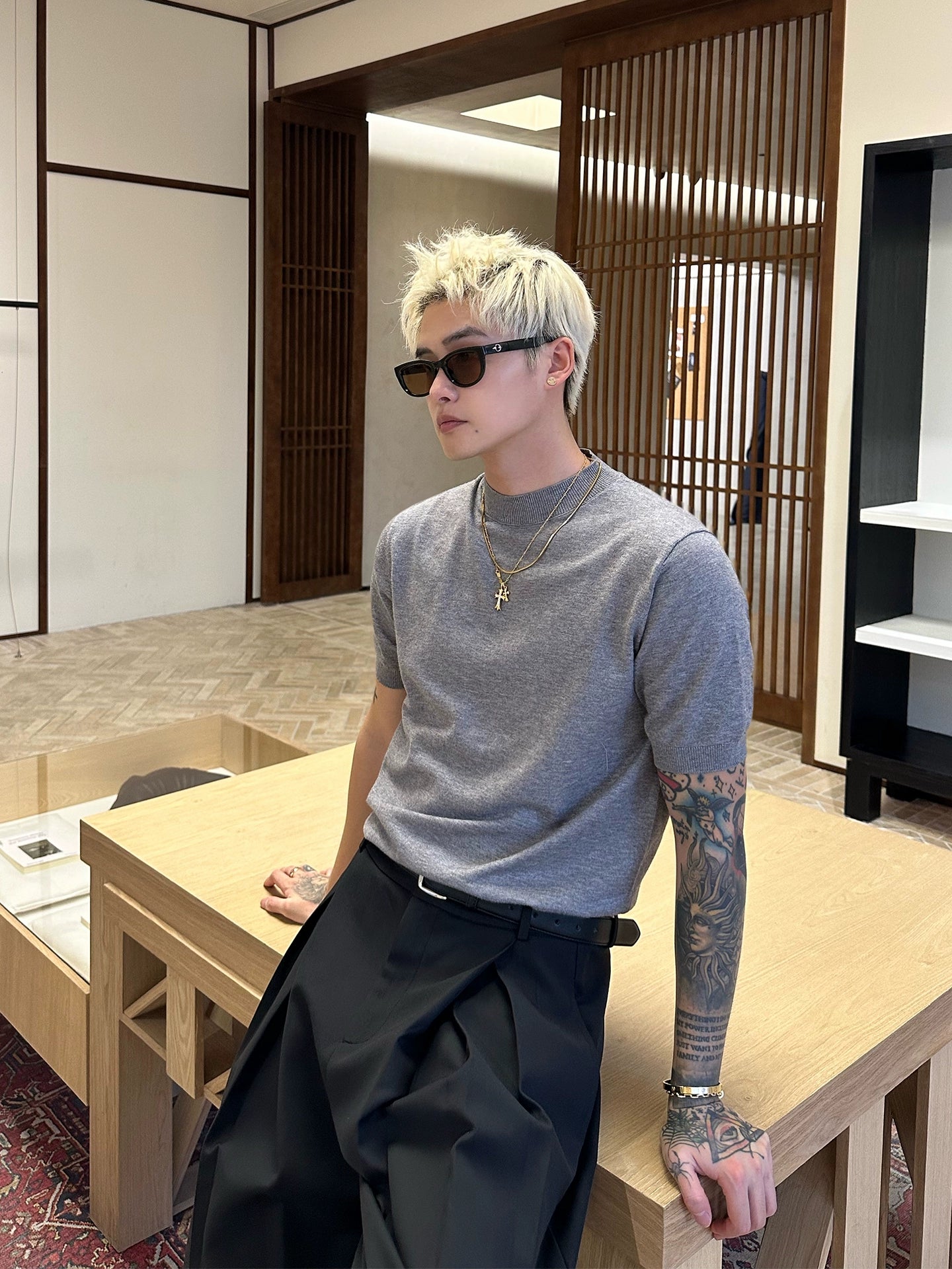 Dar Kesim Kısa Kollu Tişört 