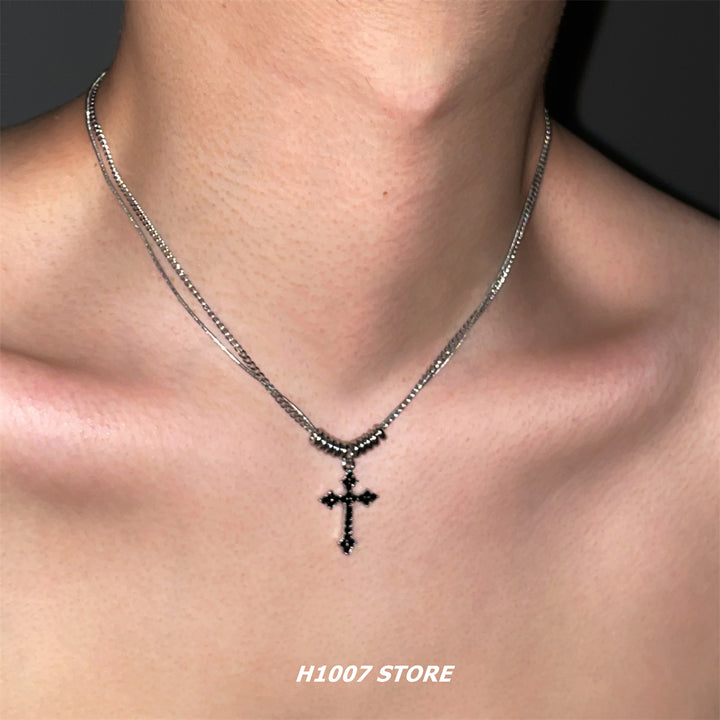 Cross Pendant Hip-Hop Necklace Chain