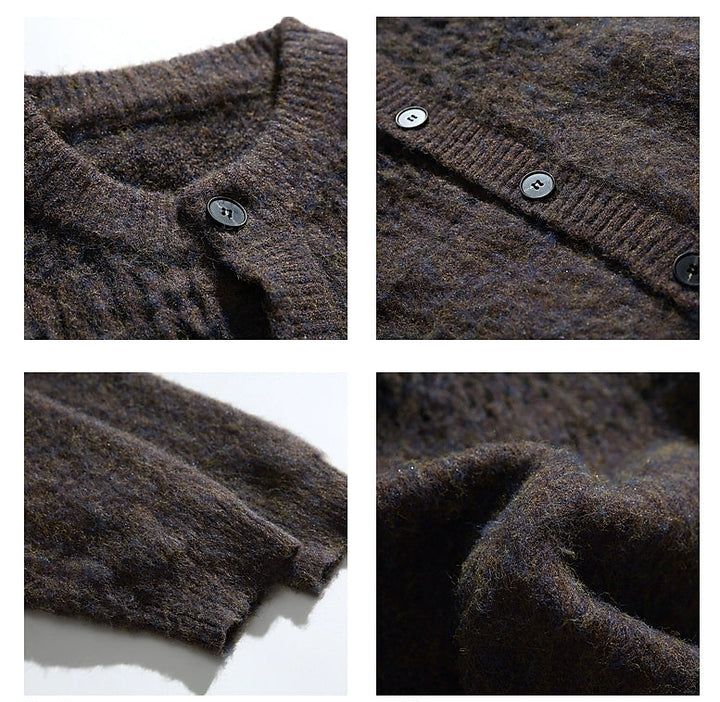 Vintage Mohair Fair Isle Knit Cardigan