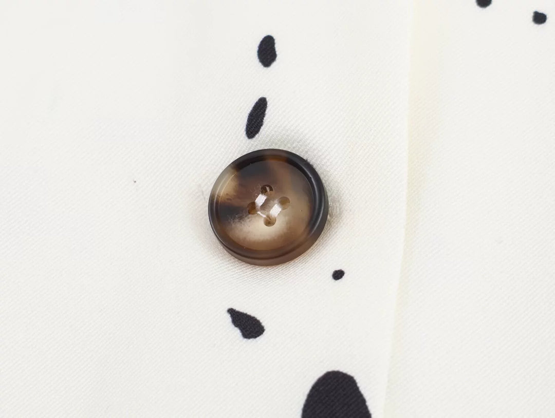 Ink Print Loose Fit Jacket