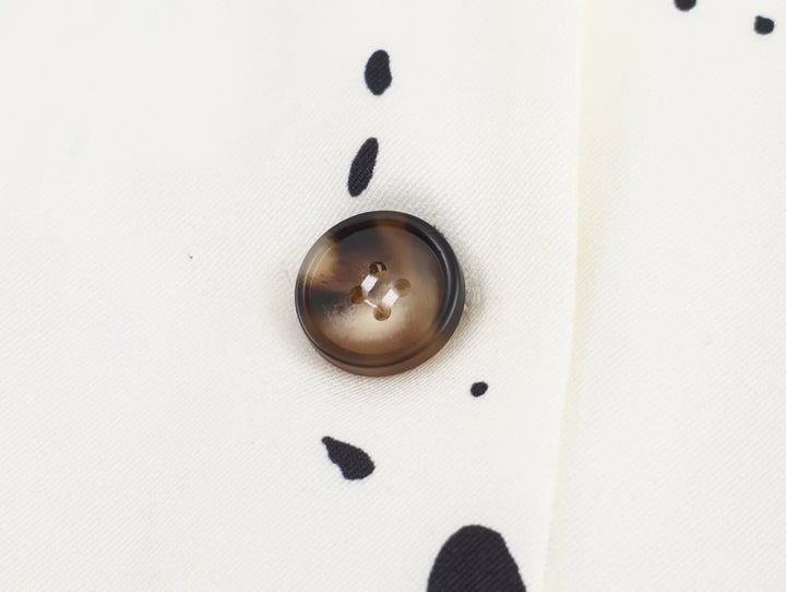 Ink Print Loose Fit Jacket