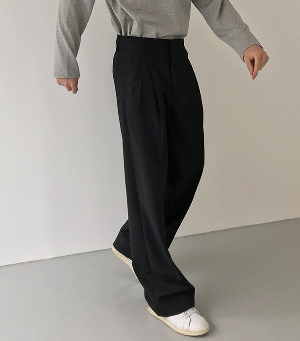 Loose Fit Wide Leg Pants