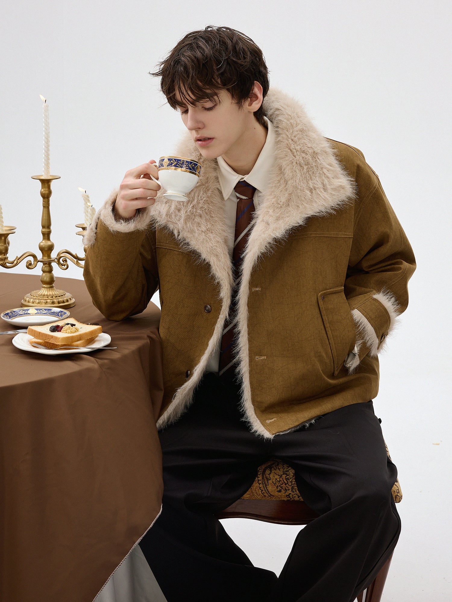 Winter Thick Cotton Large Lapel Jacket