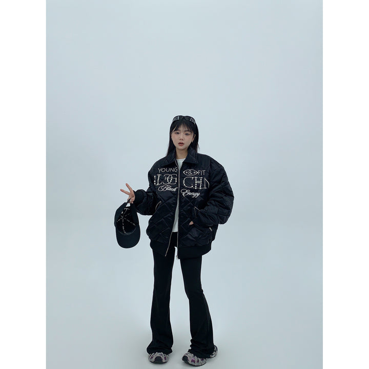 Beaded Quilted Short Cotton Jacket