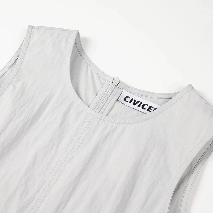 Sleeveless Korean Style Long Sundress