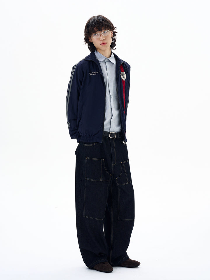 Loose Fit Wide Leg Jeans