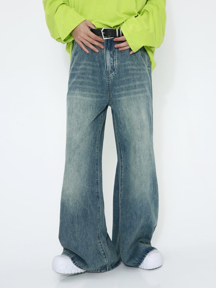 Vintage Wide-Leg Loose Fit Jeans