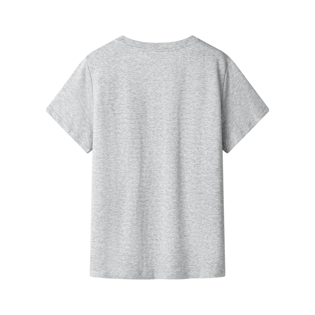 Short Sleeve Casual Printed Round Neck T-shirt