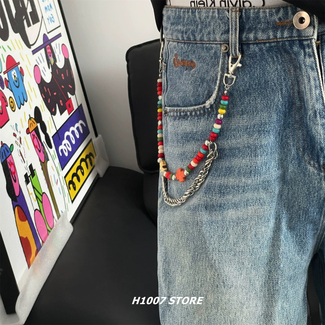 Beaded Pants Chain Accessory