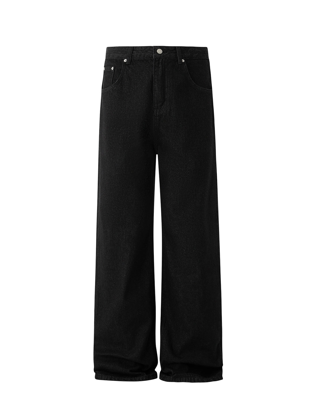 Wide-Leg Straight Jeans