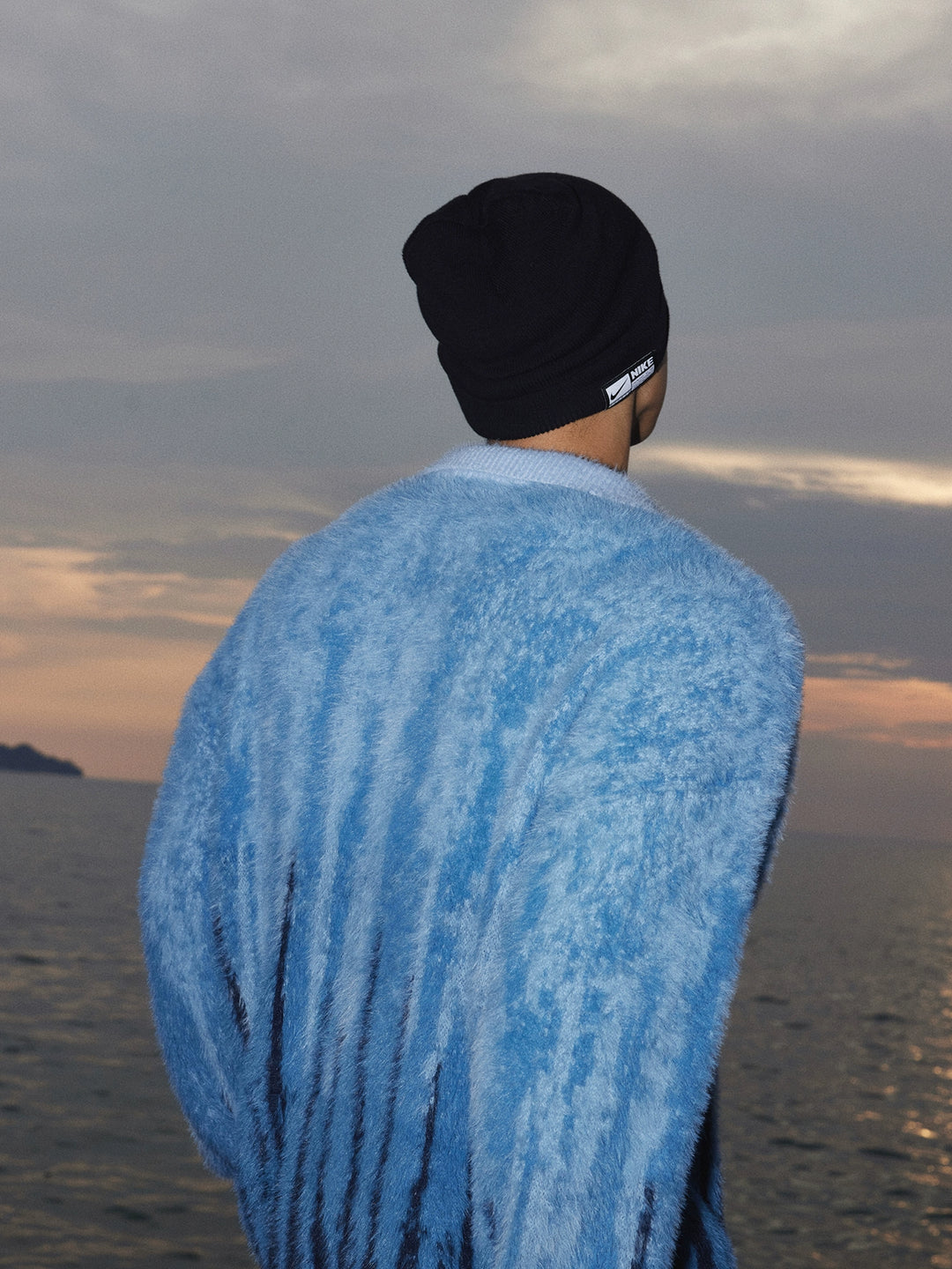 Retro Knit Loose Lapel Sweater