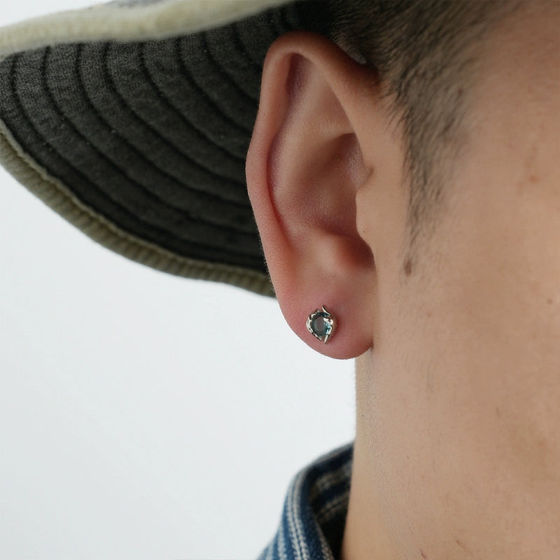 أقراط ستود مينيماست من الفضة الإسترلينية S925 