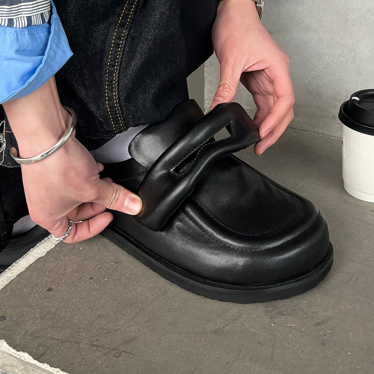 Detachable Thick-Soled Birkenstock Slippers