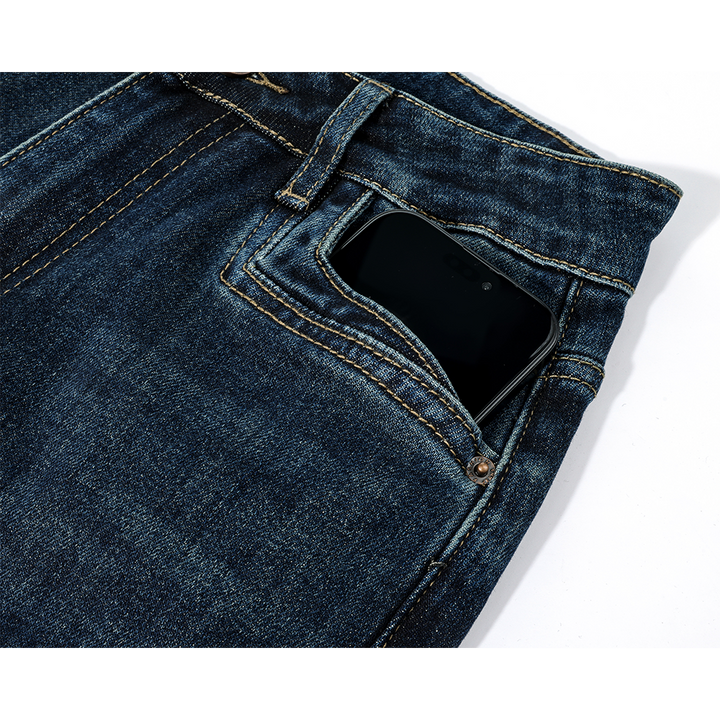 High Waist Wide Leg Casual Jeans