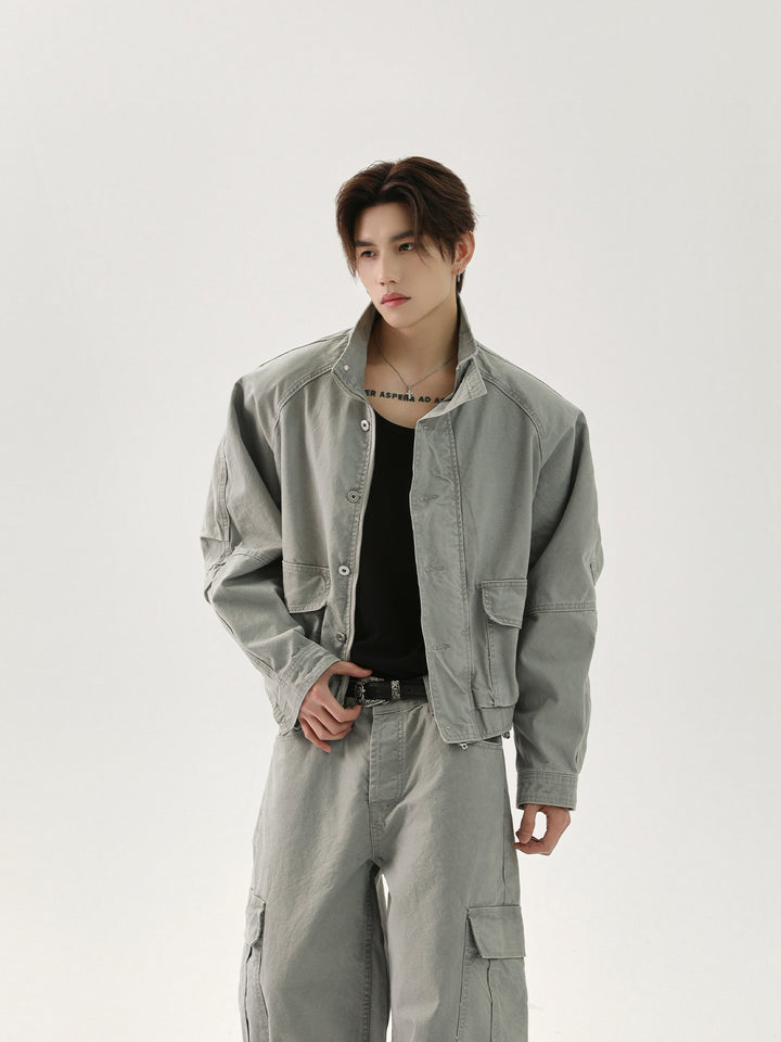 Long-Sleeved Jacket Pants Suit