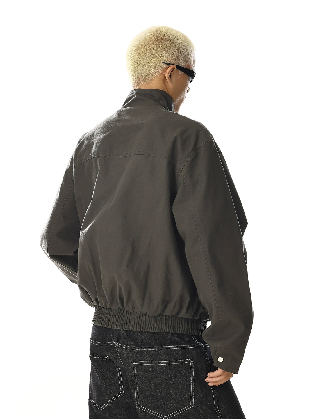 Stehkragen Retro Flugjacke 