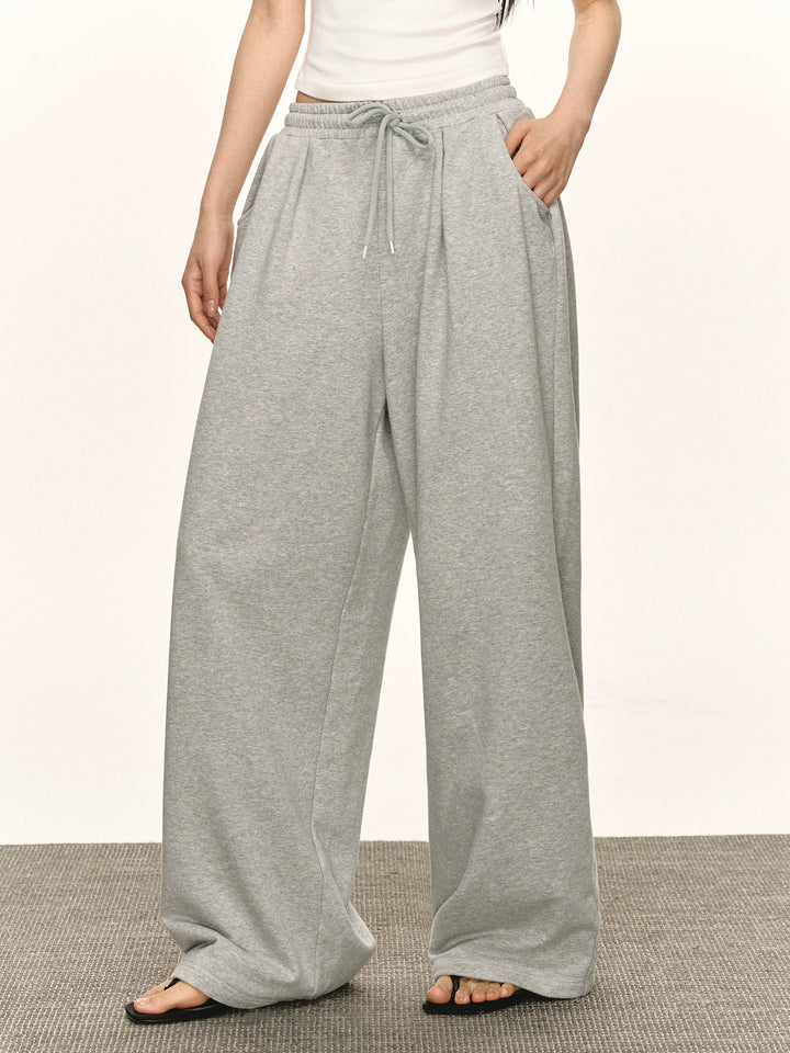Trekkoord Taille Wijde Pijpen Casual Broek 