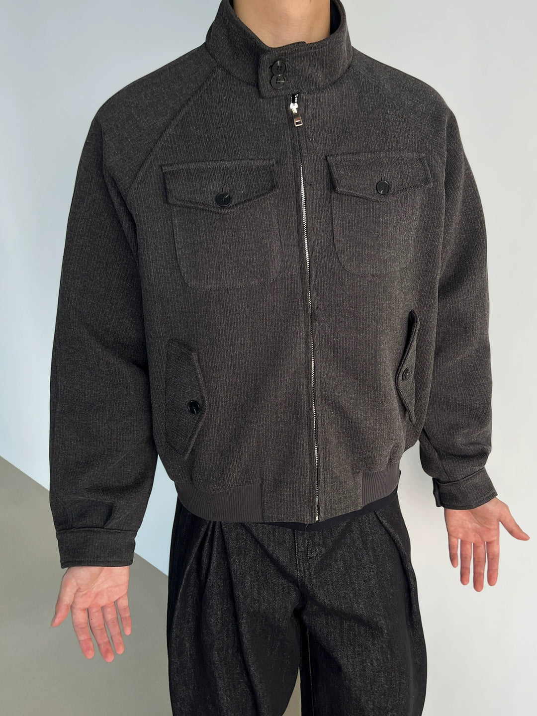 Veste de travail de style grange avec poches 