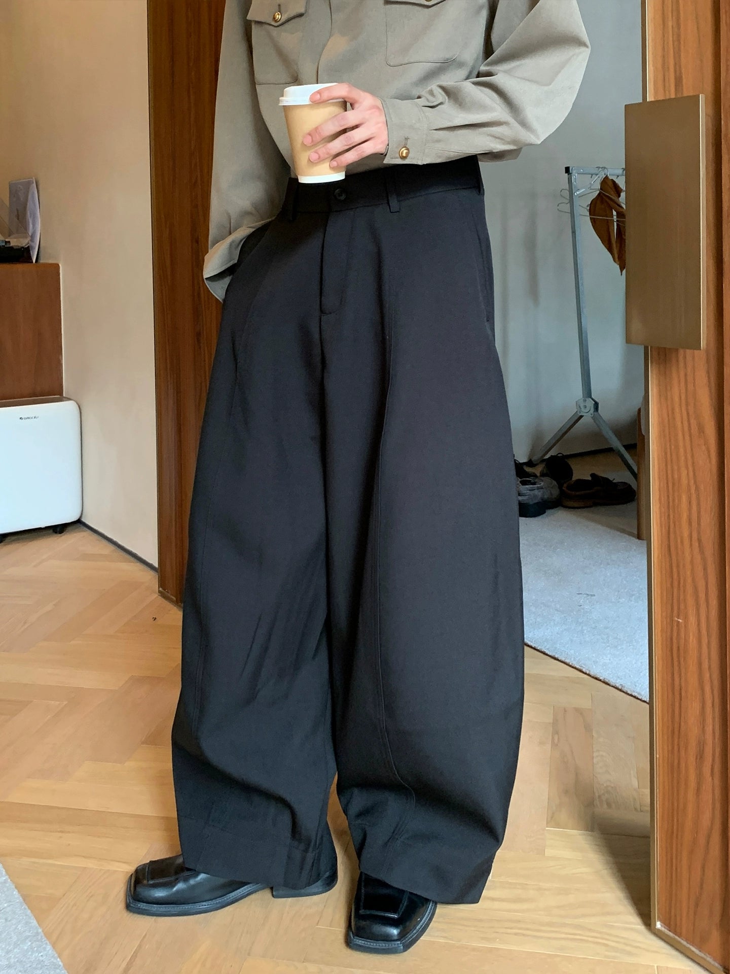 Wide-Leg Loose Casual Pants