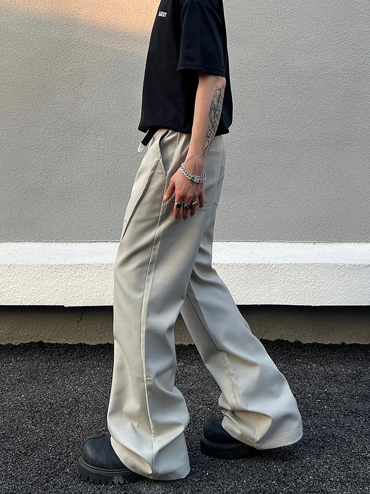 Straight Fit Flared Pants