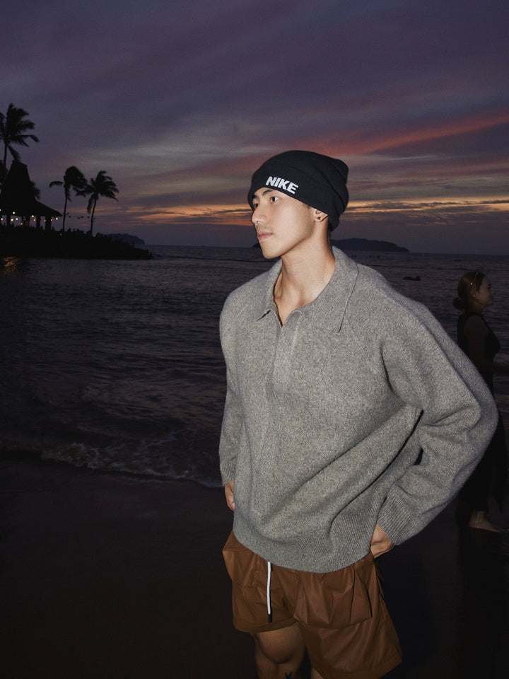 Knit Half-Zip Pullover