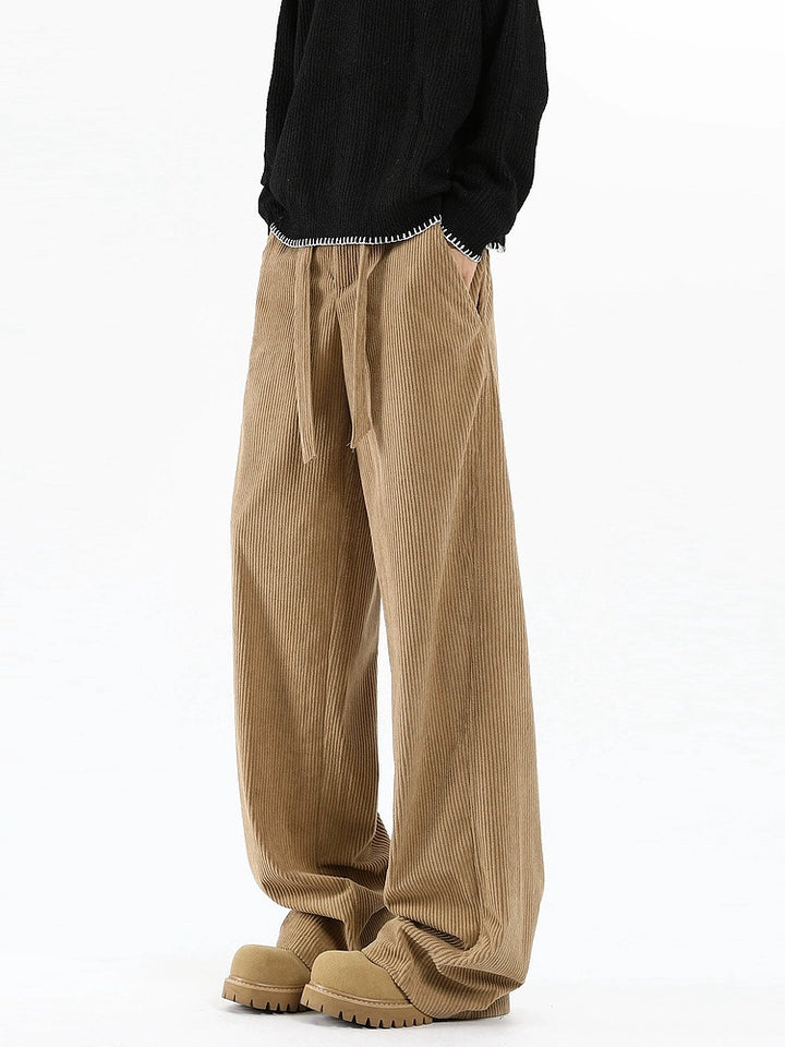 Corduroy lockere weit geschnittene Casual-Hosen 