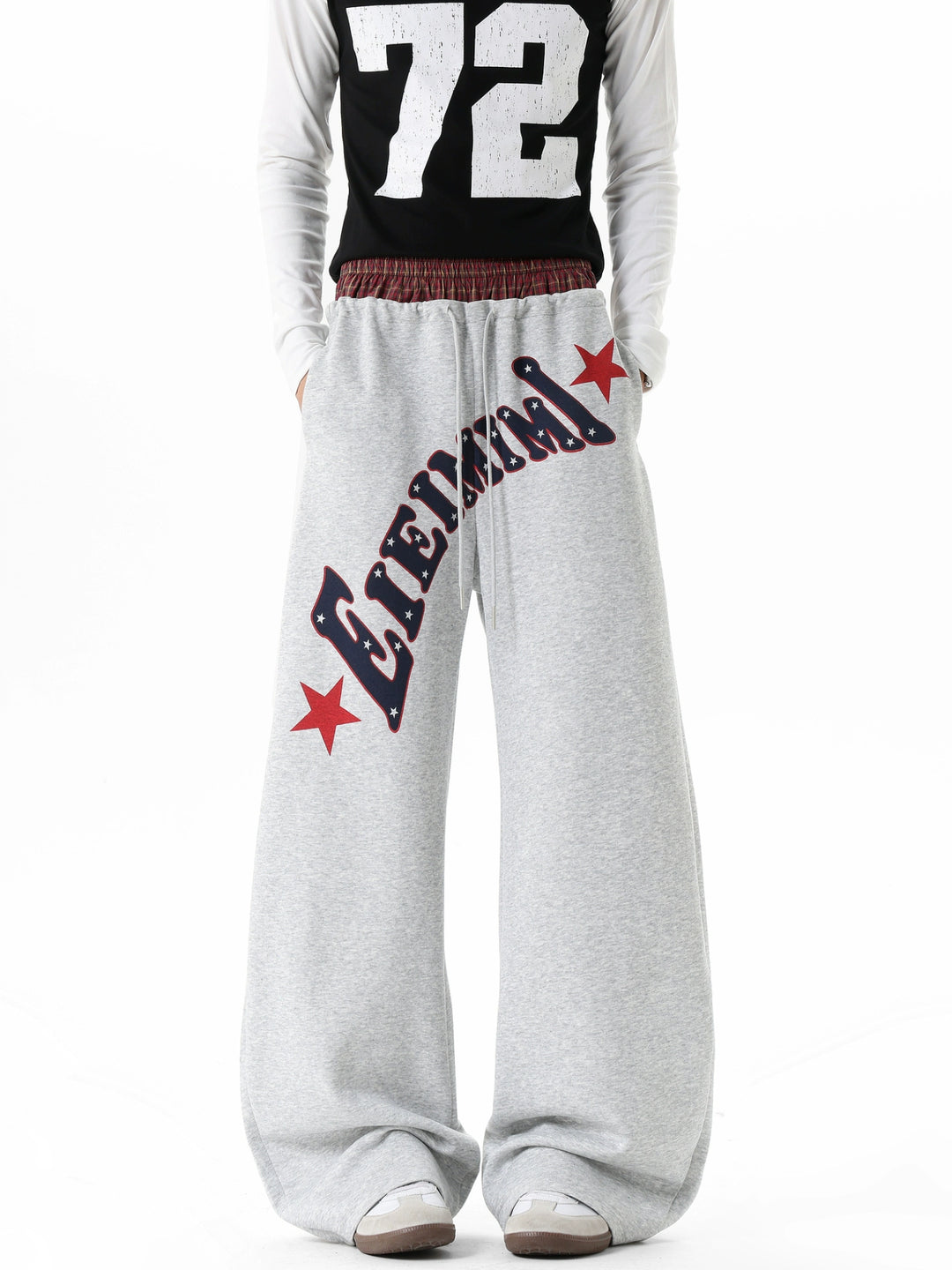 Wide Leg Graphic Sweatpants