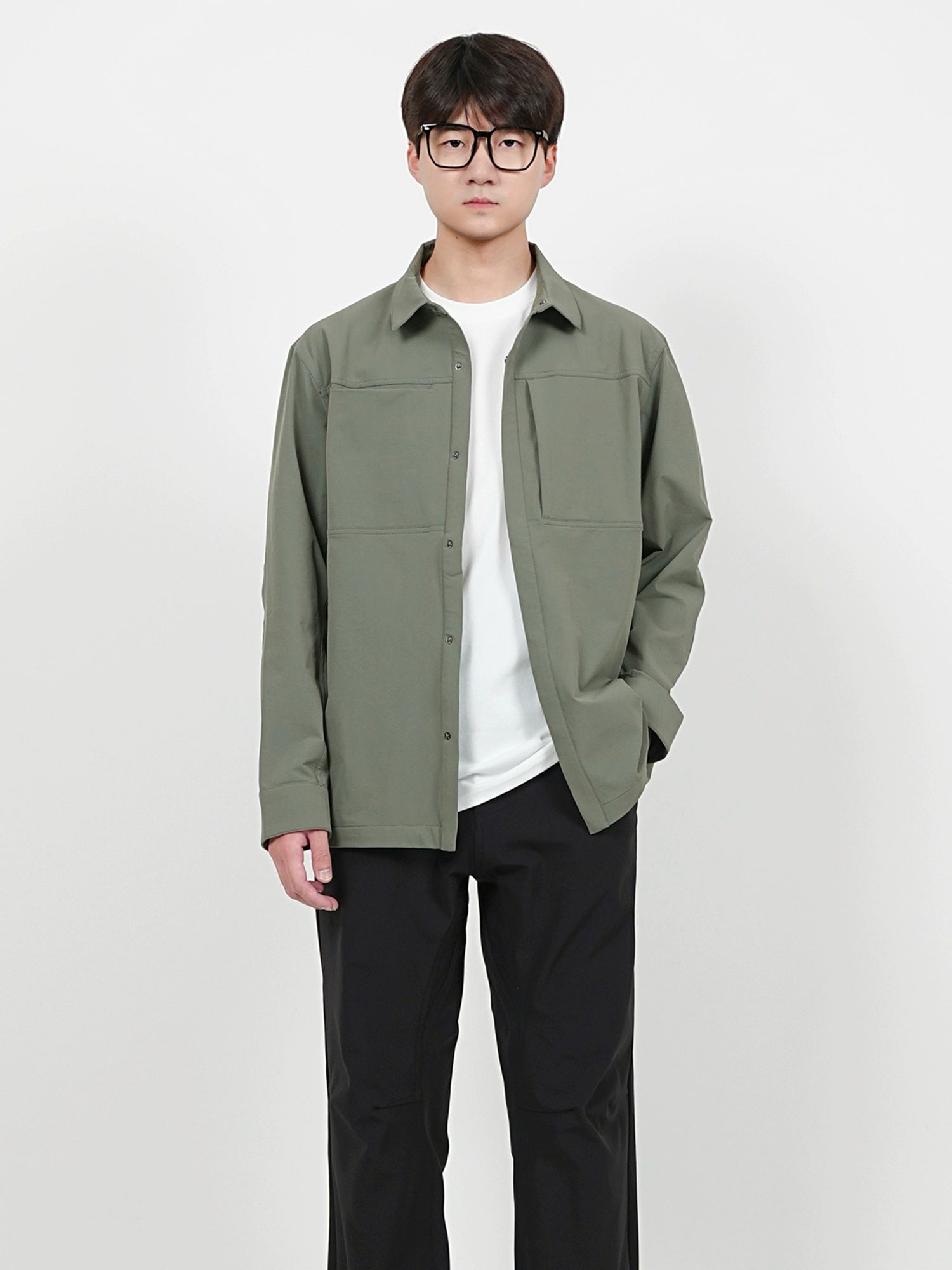 Yumuşak Kabuk Yaka Rahat Gömlek Ceket 