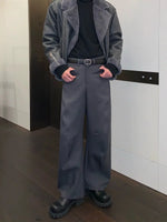 Wide-Leg Drape Pants