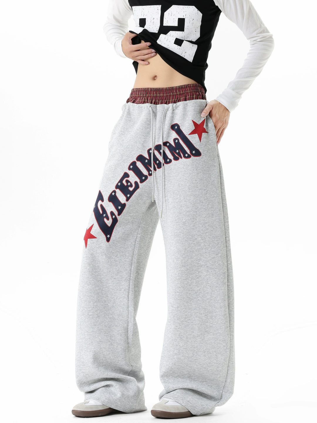 Wide Leg Graphic Sweatpants