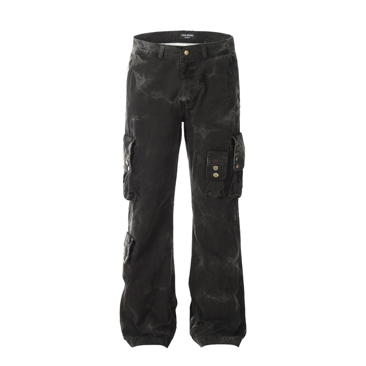 Straight-leg Cargo Jeans